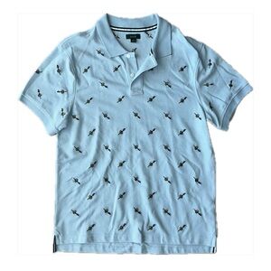 J.crew all over embroidered polo